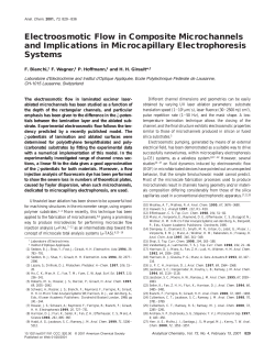 Electroosmotic Flow in Composite Microchannels and Implications