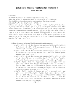 Solution to Review problems is available now