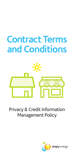 Market Contract Conditions