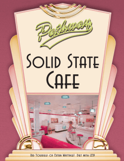Solid State Cafe - Pathway Lighting