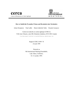 How to Subdivide Pyramids, Prisms and