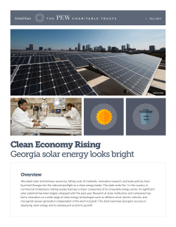 Clean Economy Rising - The Pew Charitable Trusts