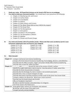 June 2011 I. Study your notes. All PowerPoint