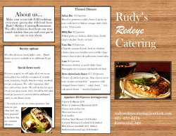 Rudy`s Redeye Catering