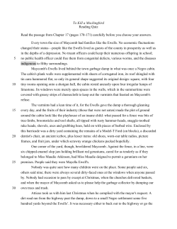 Chapter 17 Passage, Questions, and SAR