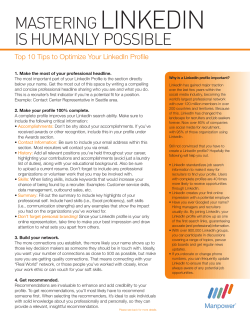 masteringlinkedin is humanly possible