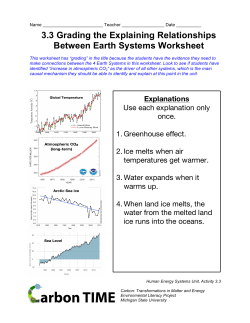 3.3 Grading the Explaining Relationships Between Earth Systems