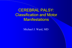 CEREBRAL PALSY