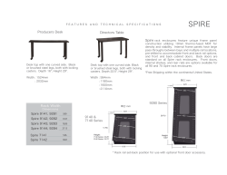 Directors Table Rack Width Producers Desk