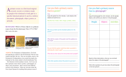 Primary Sources - Kansas Historical Society