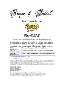 Two Example Sections