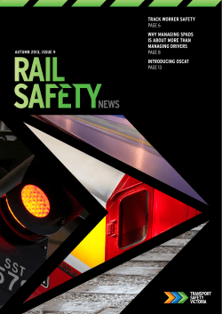 Rail Safety News Issue 9 - Transport Safety Victoria