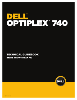 DELL&trade; optipLEx&trade; 740