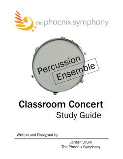 Percussion Study Guide