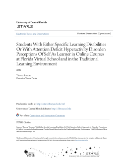 Students With Either Specific Learning Disabilities Or With
