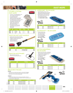 DUST MOPS - SCN Industrial