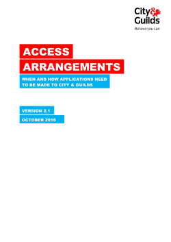 How and when to apply for access arrangements