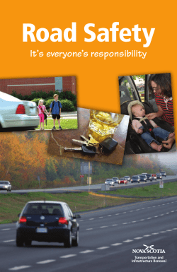 Road Safety - Government of Nova Scotia