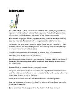 Ladder Safety - City of Black Hawk