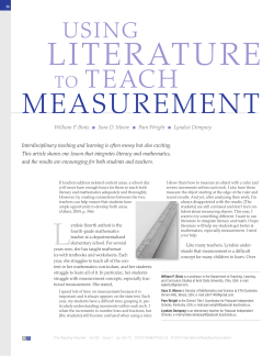 measurement - CRMSLiteracy