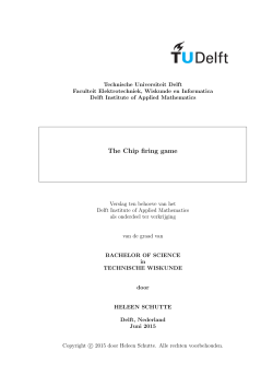 The Chip firing game - repository.​tudelft.​nl