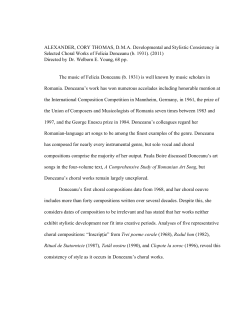 Developmental and stylistic consistency in selected