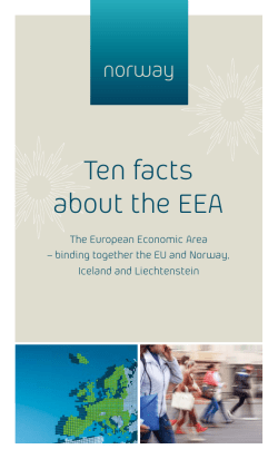 Ten facts about the EEA