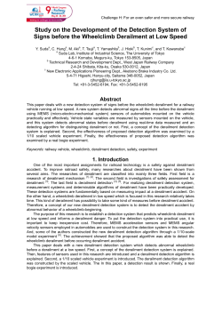 Study on the Development of the Detection System of Signs before