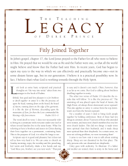 Fitly Joined Together - Derek Prince Ministries