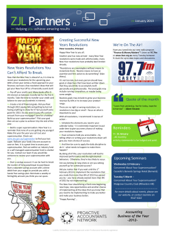 Quote of the month New Years Resolutions You Can`t Afford To