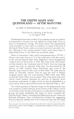 THE DIEPPE MAPS AND QUEENSLAND - AFTER