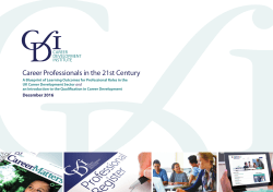 Career Professionals in the 21st Century