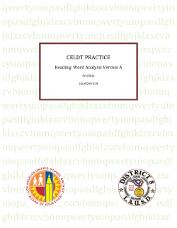 CELDT PRACTICE