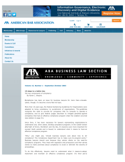 10 Steps to a Better Day - American Bar Association