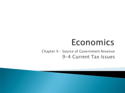 9-4 Current Tax Issues