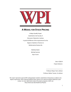 Price - Worcester Polytechnic Institute