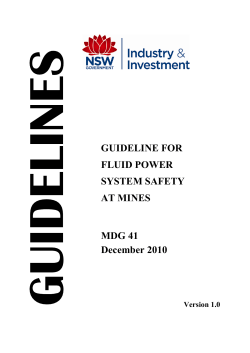 MDG 41 &ndash; Fluid power system safety