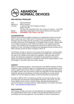 and festival producer - Abandon Normal Devices