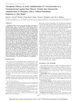 Therapeutic Efficacy of Aortic Administration of N