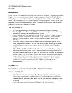 2014 St. Joseph`s Wayne Hospital Community Health Needs