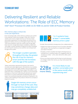 Resilient and Reliable Workstations: The Role of ECC Memory