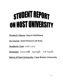 Student Report 5 - Autumn 2016 pdf