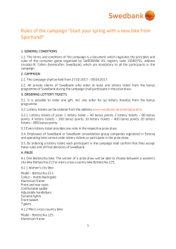 Read the terms and conditions of the prize draw