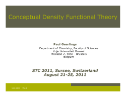 Conceptual Density Functional Theory