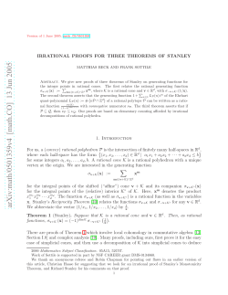 arXiv:math/0501359v4 [math.CO] 13 Jun 2005