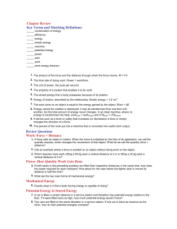 Chapter Review