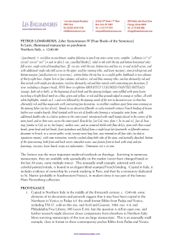 Print - Medieval Text Manuscripts