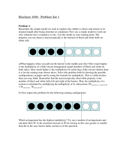 Biochem 104b Problem Set 1