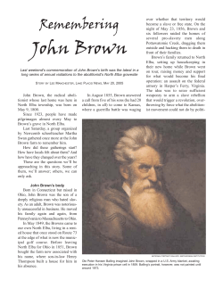 Brown Commemoration
