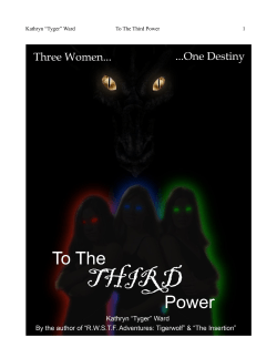 Kathryn &ldquo;Tyger&rdquo; Ward To The Third Power 1